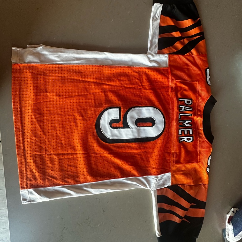 Cincinnati Bengals Stitched Carson  Palmer Football Jersey kid XL women XS S M - Picture 7 of 8